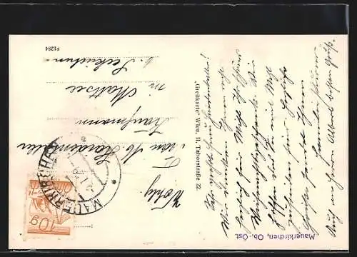 AK Mauerkirchen /Ob.-Öst., Gasthof Schober, Kirche