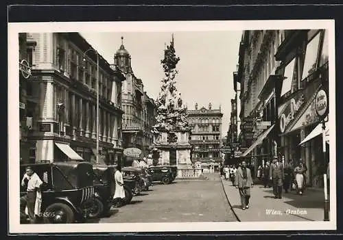 AK Wien, Graben mit Geschäften