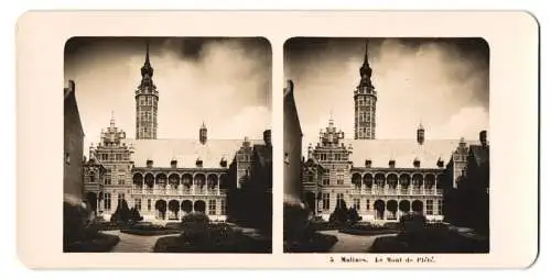 Stereo-Fotografie NPG, Berlin, Ansicht Malines, Le Mont de Plété