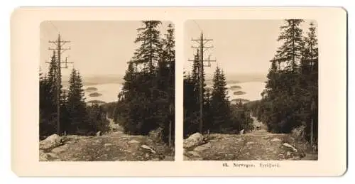 Stereo-Fotografie NPG, Berlin, Ansicht Hole, Blick nach dem Tyrifjord