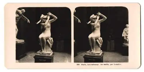 Stereo-Fotografie NPG, Berlin, Ansicht Paris, Luxembourg: Au matin, par Lemaire