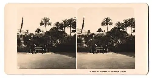 Stereo-Fotografie NPG, Berlin, Ansicht Nice, La terrasse des nouveaux jardins