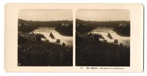 Stereo-Fotografie NPG, Berlin, Ansicht Schaffhausen, Blick nach dem Rheinfall