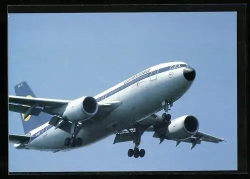 AK Airbus A 310 der Lufthansa nach dem Start