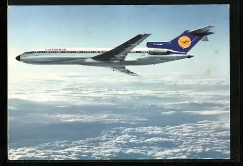 AK Lufthansa, Boeing 727, Europa Jet über den Wolken