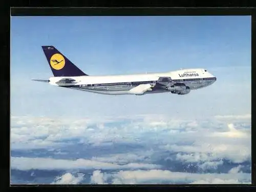 AK Flugzeug Boeing B 747, Lufthansa