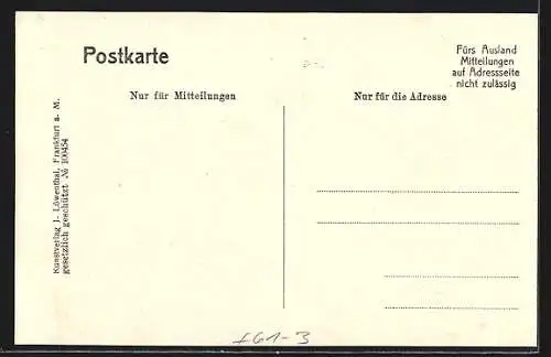 Künstler-AK Oppenheim a. Rh., Ortsansicht im Jahre 1645, nach Merian