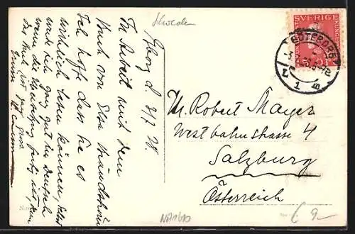 AK Göteborg, Hotellplatsen, Strassenbahn