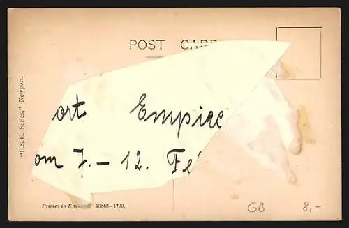 AK Maindee /Newport, Strassenpartie mit Strassenbahn