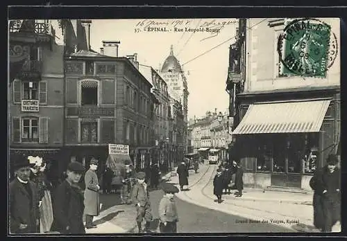 AK Epinal, Rue Leopold-Bourg