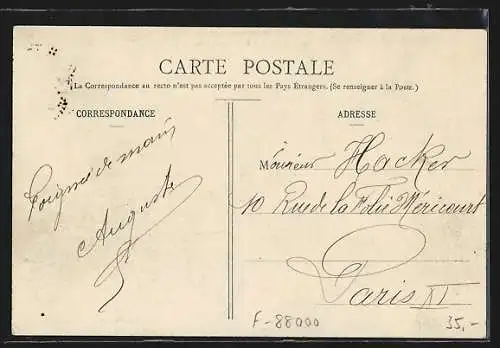 AK Epinal, Rue Leopold-Bourg