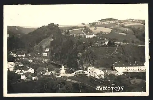 AK St. Gotthard im Mühlkreis, Rottenegg aus der Vogelschau