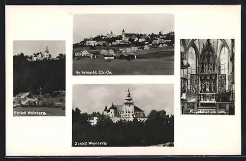 AK Kefermarkt, Schloss Weinberg, Flügelaltar um 1495
