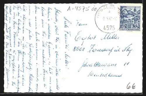 AK Rossleithen /O. Ö., Pension Enghagengut mit Schwimmbecken