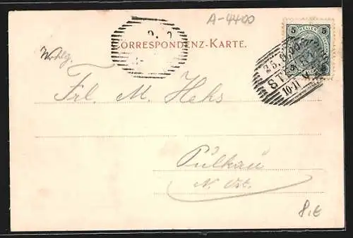 AK Steyr /Ob.-Oe., Hauptansicht v. Tabor