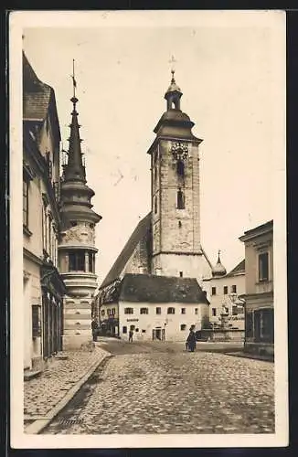 AK Grein a. d. Donau, Café am Hauptplatz