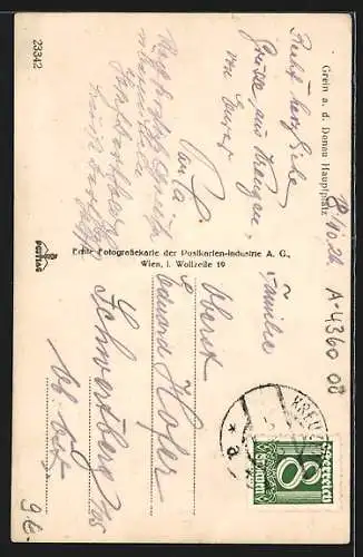 AK Grein a. d. Donau, Café am Hauptplatz