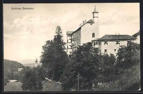 AK Hallein, Blick auf das Schloss Gartenau