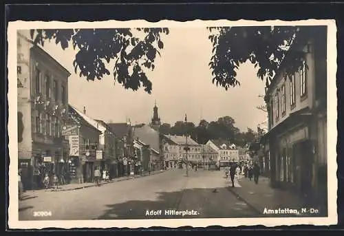 AK Amstetten /N. Do., Platz