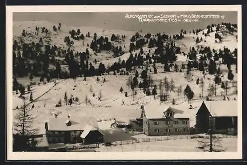 AK Turracher Höhe /Ober-Steiermark, Alpengasthof zum Seewirt, Hans Brandstätter d. J.