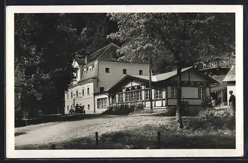AK Dürnstein in der Steiermark, Wildbad Einöd, Gasthaus mit Speisesaal
