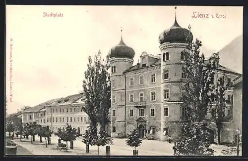 AK Lienz, Partie am Stadtplatz