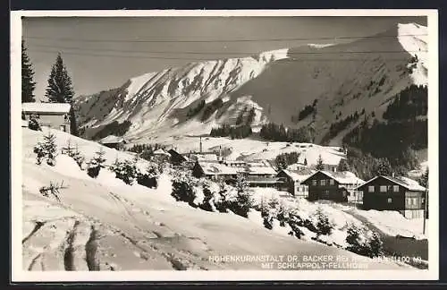 AK Riezlern, Die Hohenkuranstalt Dr. Becker mit Schlappolt-Fellhorn