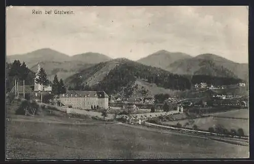 AK Gratwein-Strassengel, Rein mit Kirche