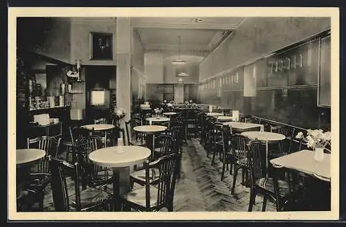 AK Schweinfurt a. M., Konditorei-Café Wien, Inh. Theodor Dill, Lange-Zehnt-Strasse 1