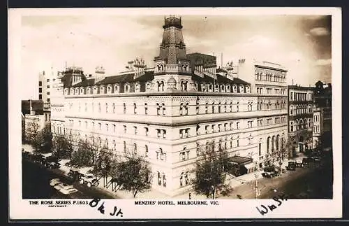 AK Melbourne, Menzies` Hotel