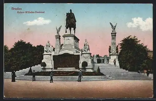 AK Breslau, Kaiser-Wilhem-Denkmal