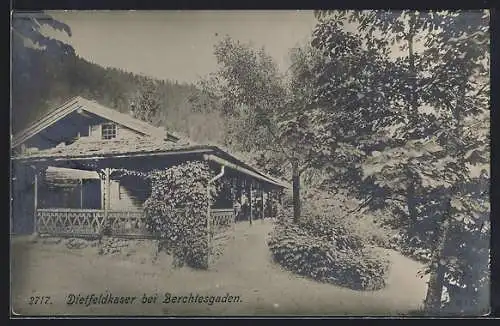 AK Berchtesgaden, Gasthaus Dietfeldkaser