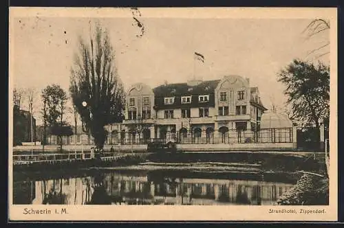 AK Schwerin i. M., Zippendorf, Strandhotel