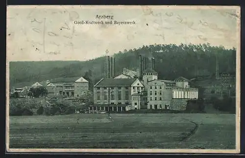 AK Arzberg, Gross-Kraftwerk und Bayernwerk
