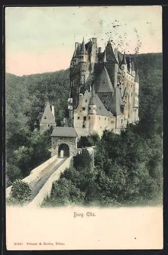 AK Blick auf Burg Eltz