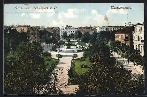 AK Frankfurt, Denkmal am Wilhelmsplatz