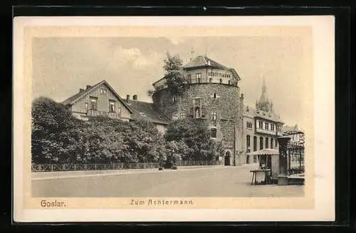 AK Goslar, Hotel Zum Achtermann