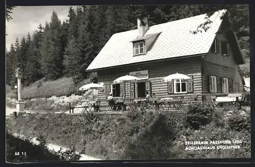 AK Mariazell, Zellerrain Passhöhe, Almgasthaus Engleitner