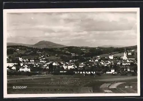 AK Gleisdorf, Ortsansicht aus der Vogelschau