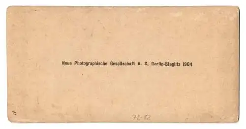 Stereo-Fotografie NPG, Berlin-Steglitz, elegantes Paar festlich gekleidet