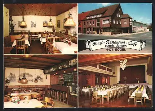 AK Sögel, Hotel-Restaurant Bernh. Jansen, Clemens-August-Str. 33