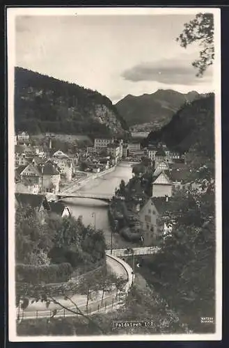 AK Feldkirch, Ortspartie am Fluss