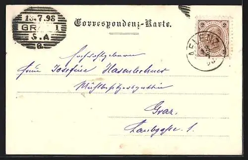 AK Aflenz, Panorama mit Kirche