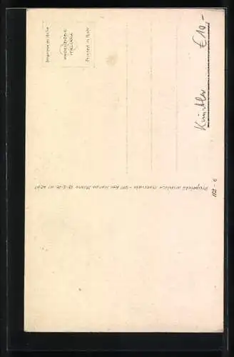 Künstler-AK Adolfo Busi: Maid mit blauer Mütze