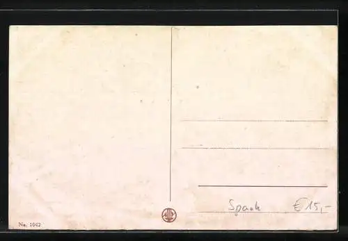 Künstler-AK Chicky Spark: Immerobenauf, Zwei Mädchen sitzen auf einem Surfbrett