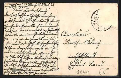 AK Römhild, Ansicht der Heilstätte