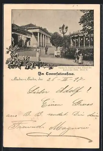 AK Baden-Baden, Partie am Conversationshaus