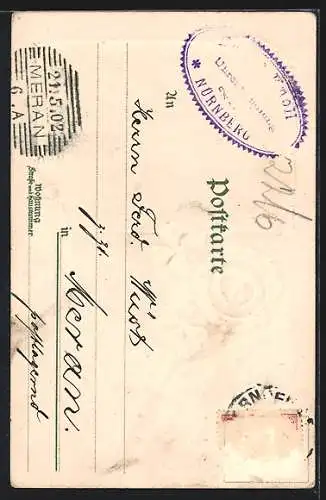 AK Nürnberg, Partie an der Museumsbrücke