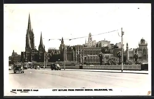 AK Melbourne, City Skyline from Princes Bridge