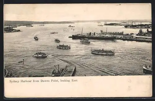 AK Sydney, Harbour from Dawes Point looking East